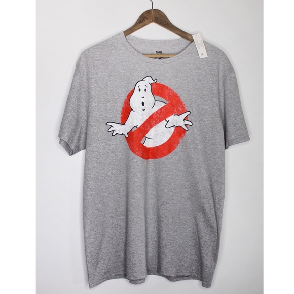 NWT Ghostbusters Retro Logo Graphic TShirt Large and XLarge Sizes - Picture 5 of 9